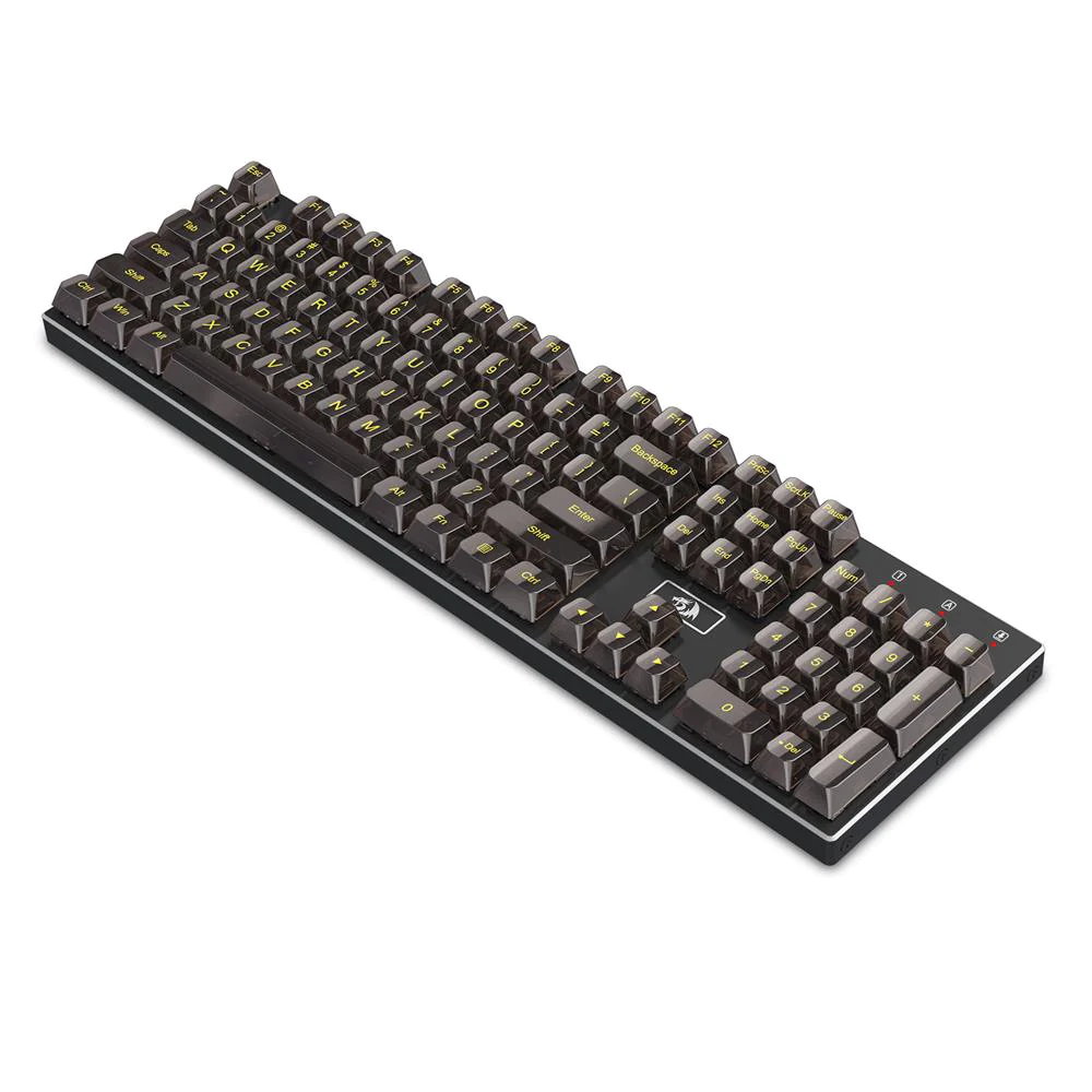 Redragon A138 Transparent Black keycaps 117 Keys Redragon A138 Transparent Black keycaps 117 Keys